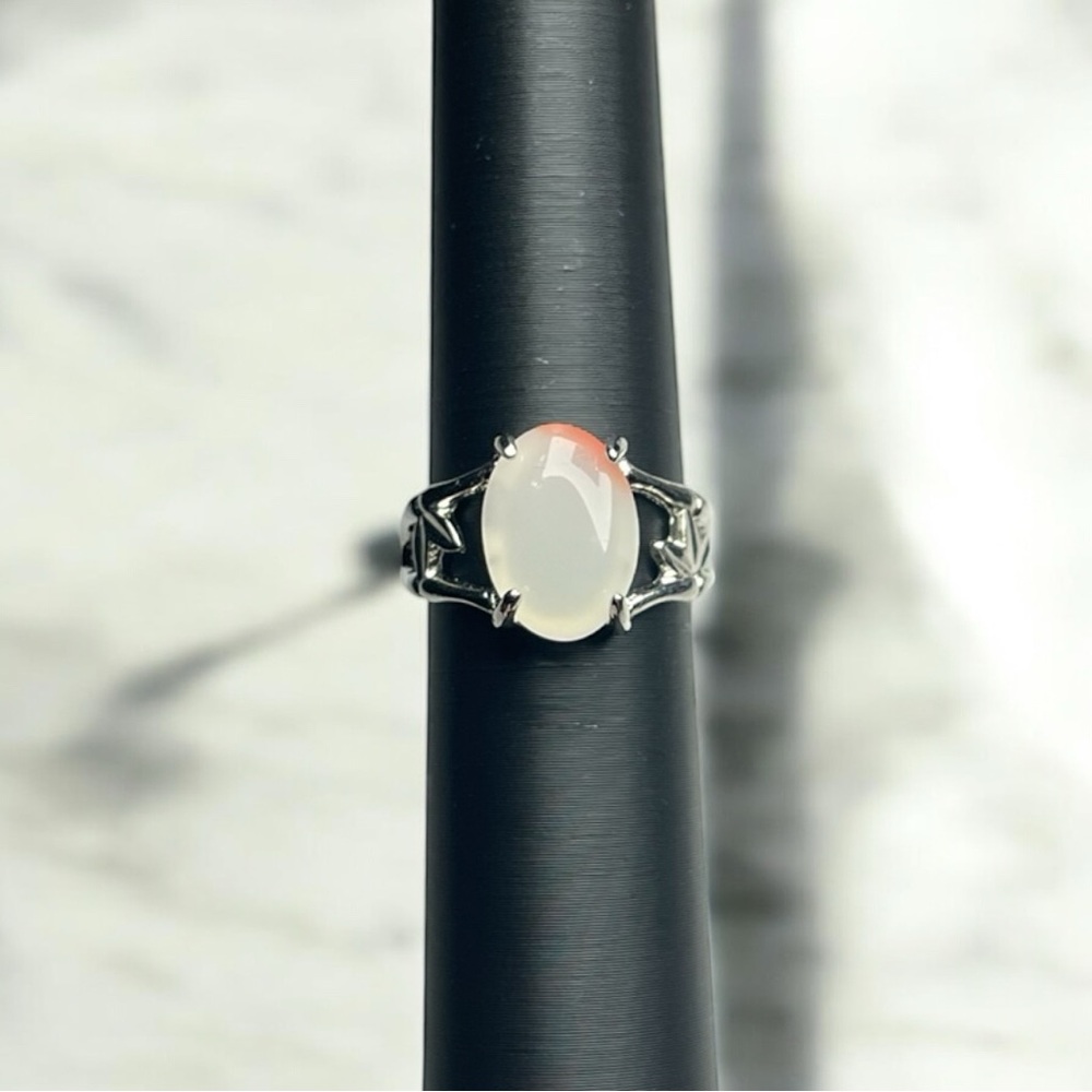 White Quartz Stone Ring